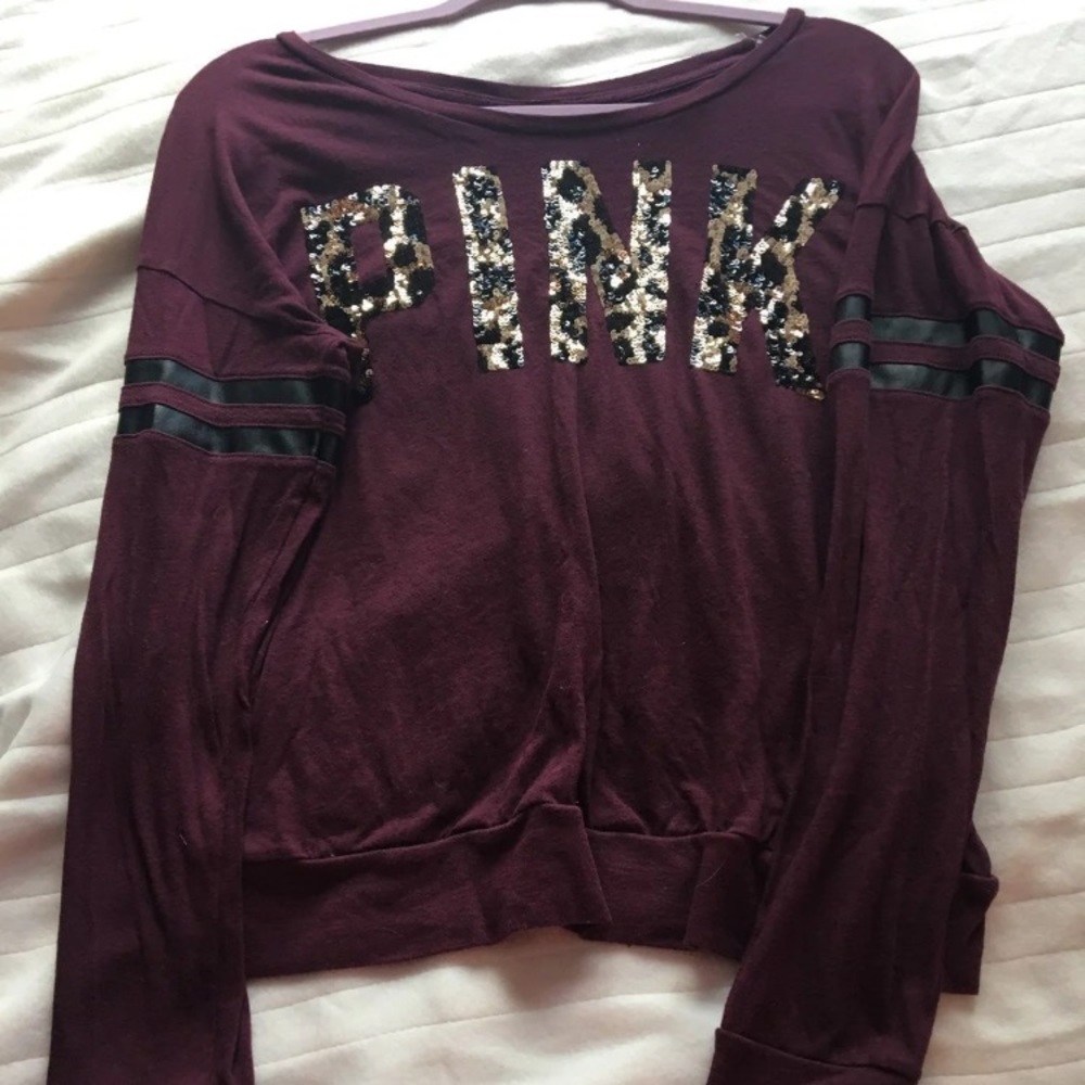 Pink sparkly long sleeve